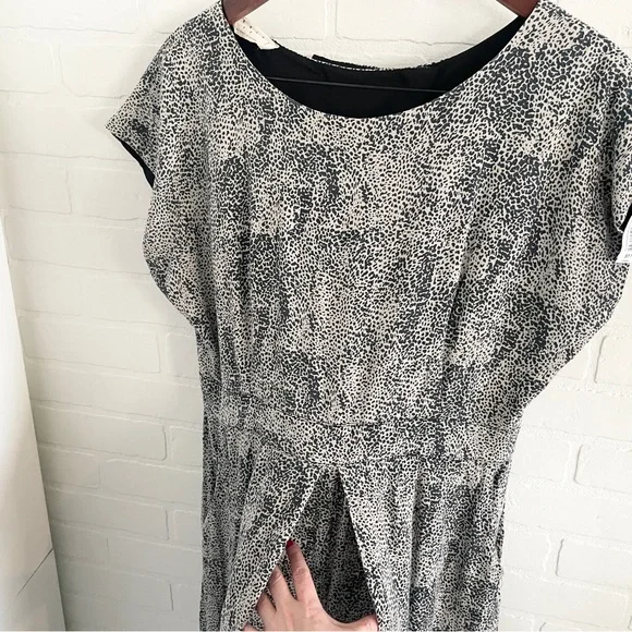 Anthropologie Annie 50 Open Back Wide Leg Drape Jumpsuit L Made in Canada - Picture 12 of 14